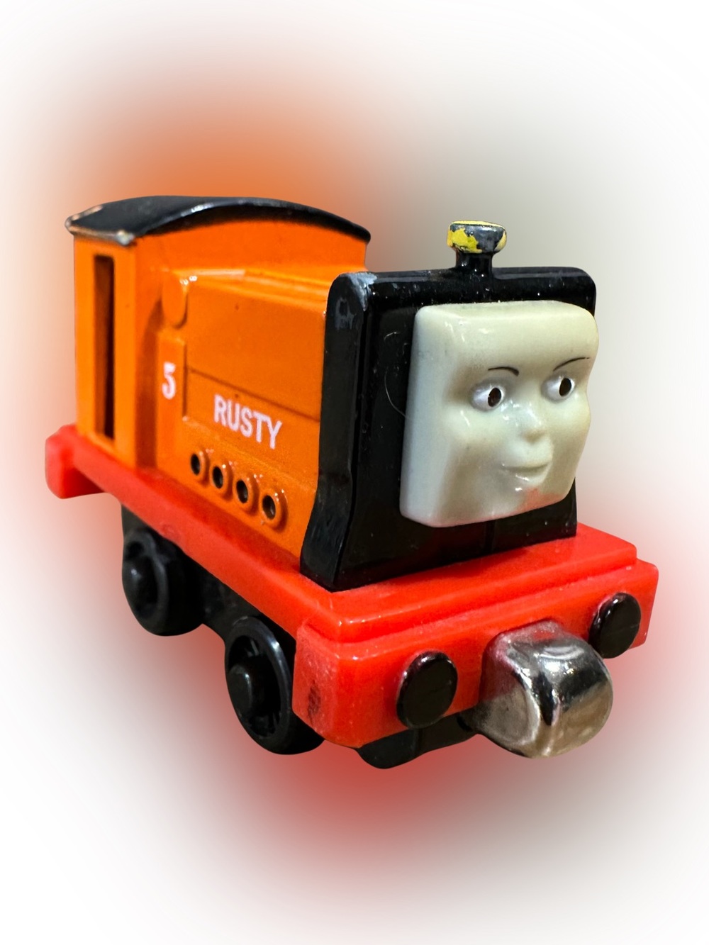 Vintage 2004 Thomas The Train Diecast RUSTY Magnetic Train Take-n-Play